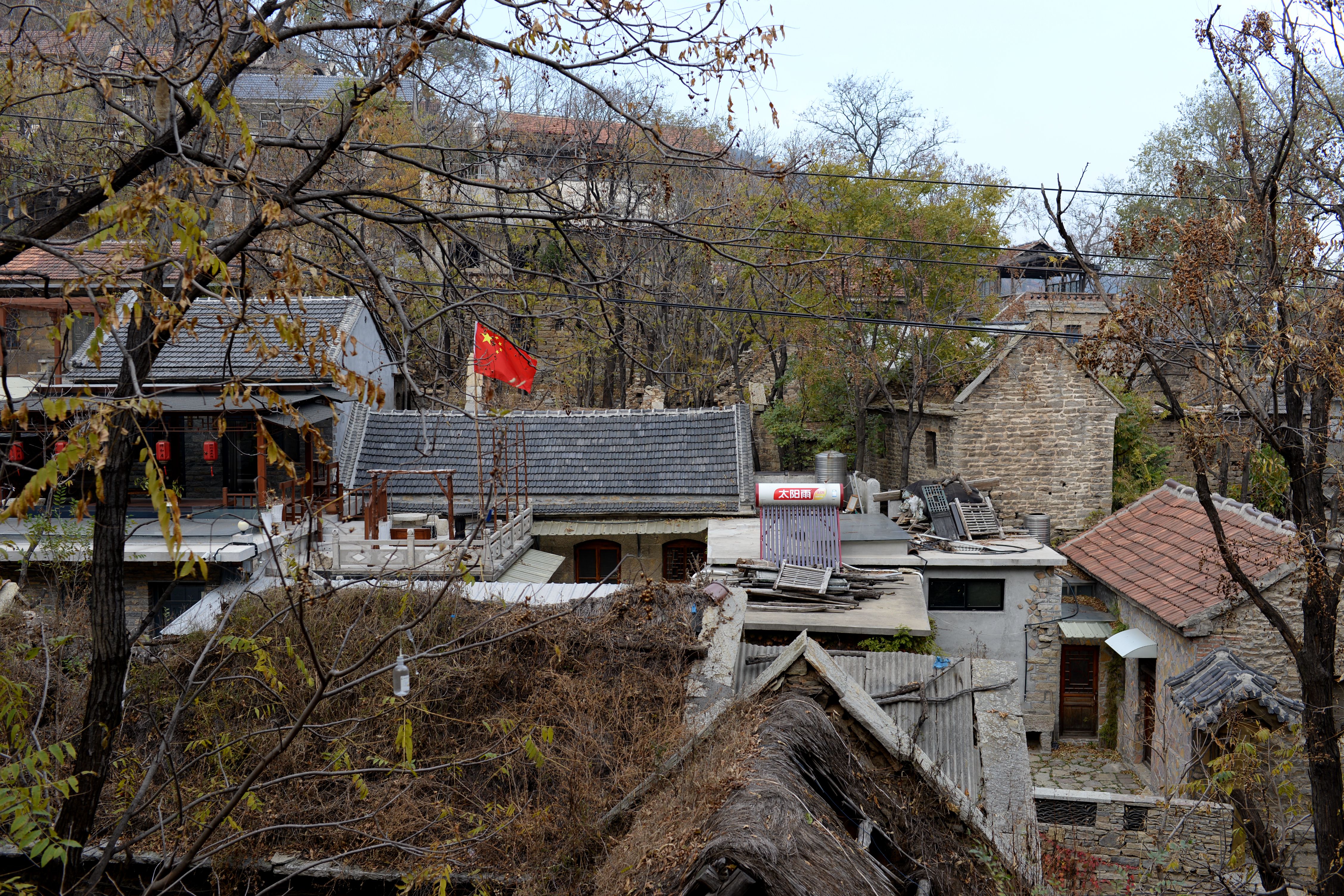 淄博博山区古村落图片