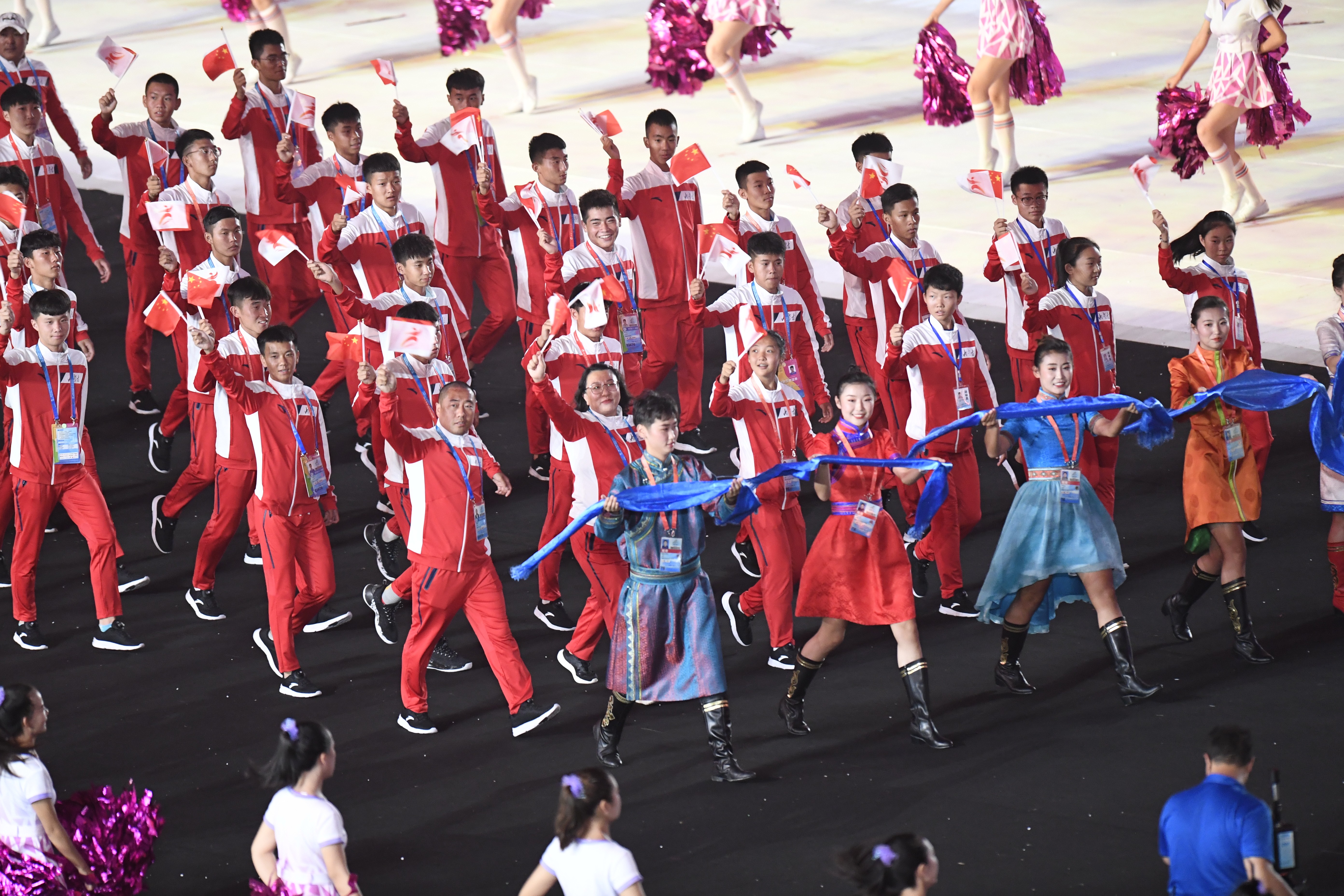 第二届全国青年运动会开幕式举行(2)