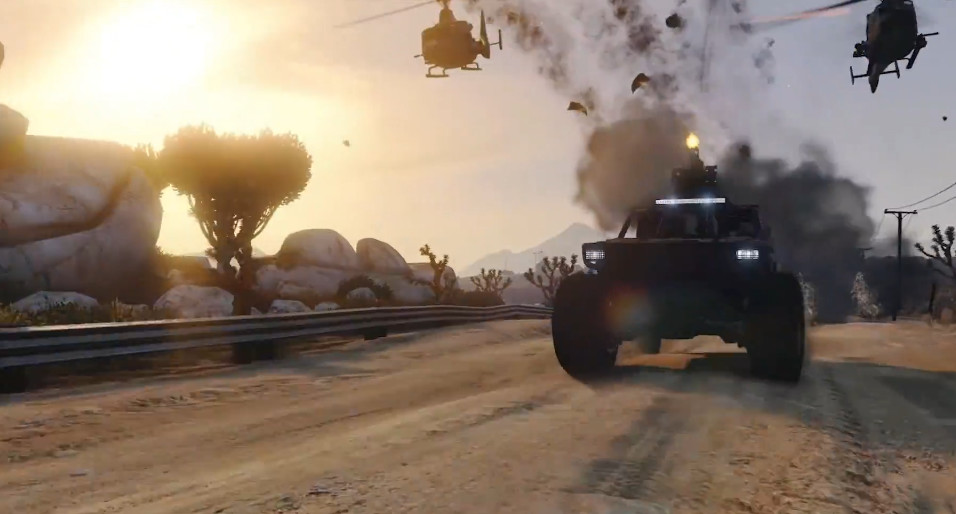 《gta5》高燃宣传片,这个画质我给满分,都能拍电影了!