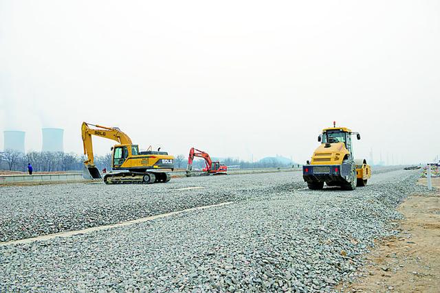 蒙华铁路河津西站项目建设