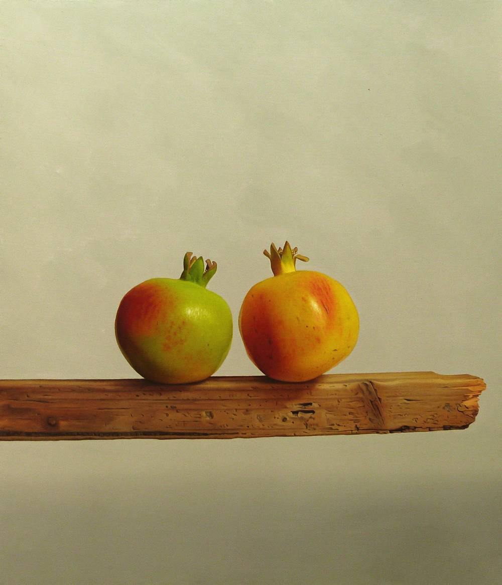 写实油画的静谧之美——叶卫国水果作品欣赏