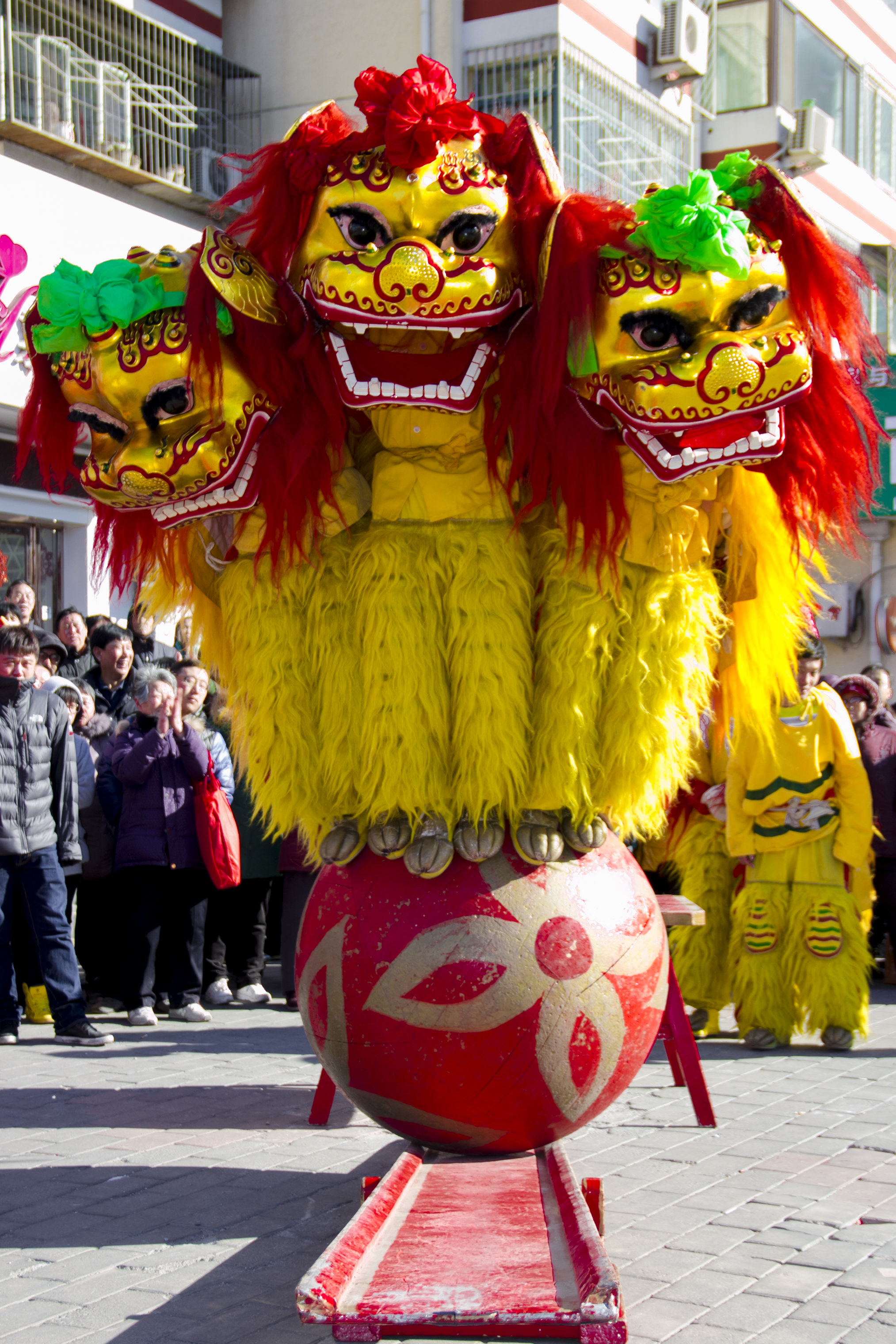 北京舞龙舞狮,红红火火,吉祥高照