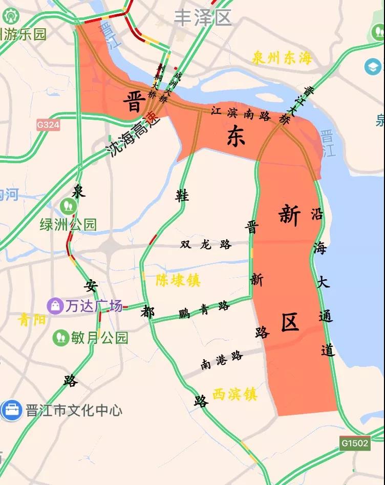 晋江2019年城乡规划在这!晋东新区,高铁新区,世纪大道将