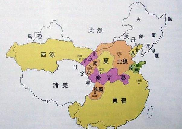 华夏族从古至今地图对照(夏国-中华人民共和国)
