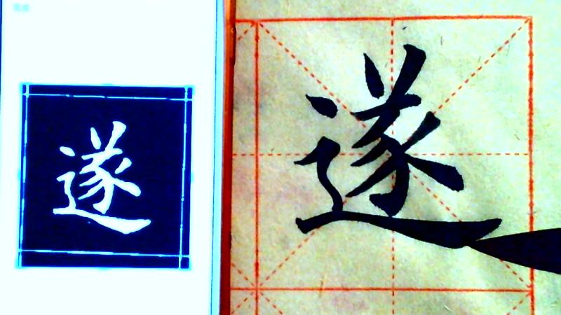 别再盲目练字了，遂字这样写才好看，注意走之旁的写法,文化历史,文化艺术,好看视频