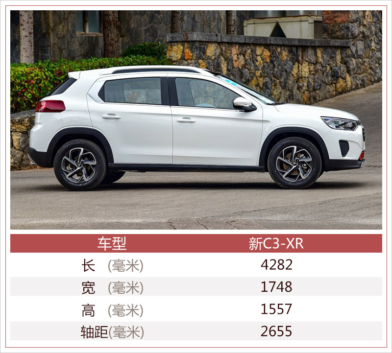 东风雪铁龙新c3-xr今日上市 预计10万元起售