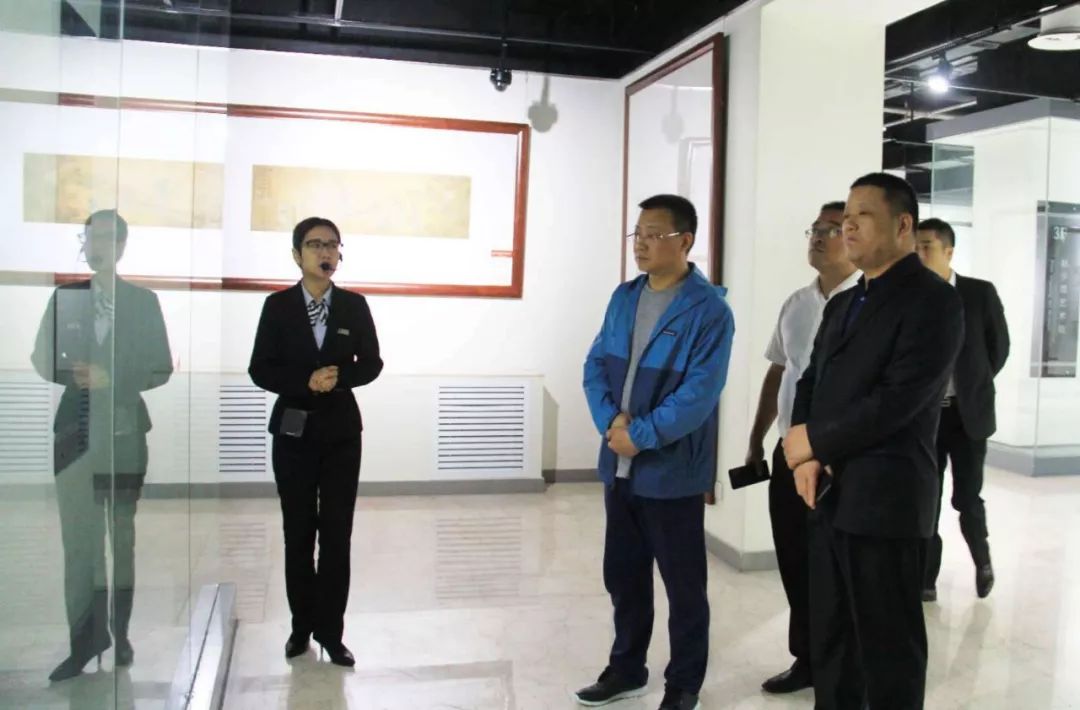 中建八局(西北)董事长段辉乐一行到清渭楼参观考察