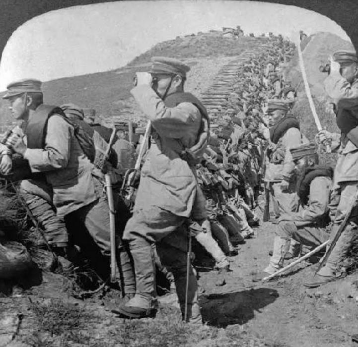100多年前日俄战争老照片:在中国争夺地盘,图6令人气愤