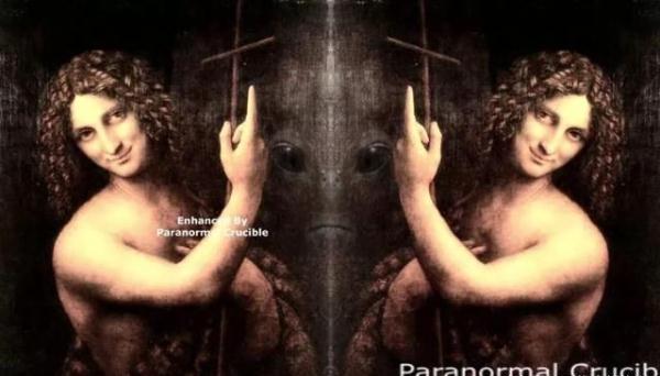 达芬奇作品:惊现外星人的肖像