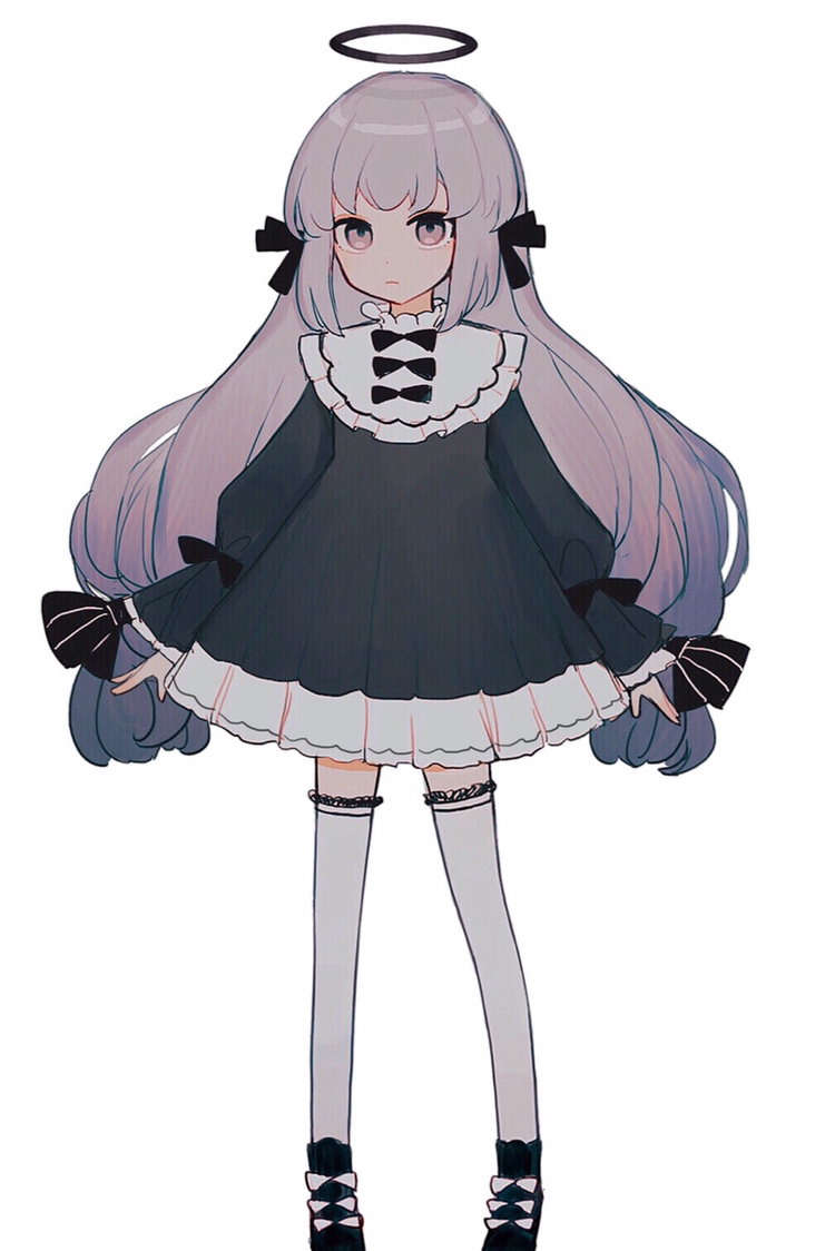 人物板绘,甜美可爱的动漫女孩