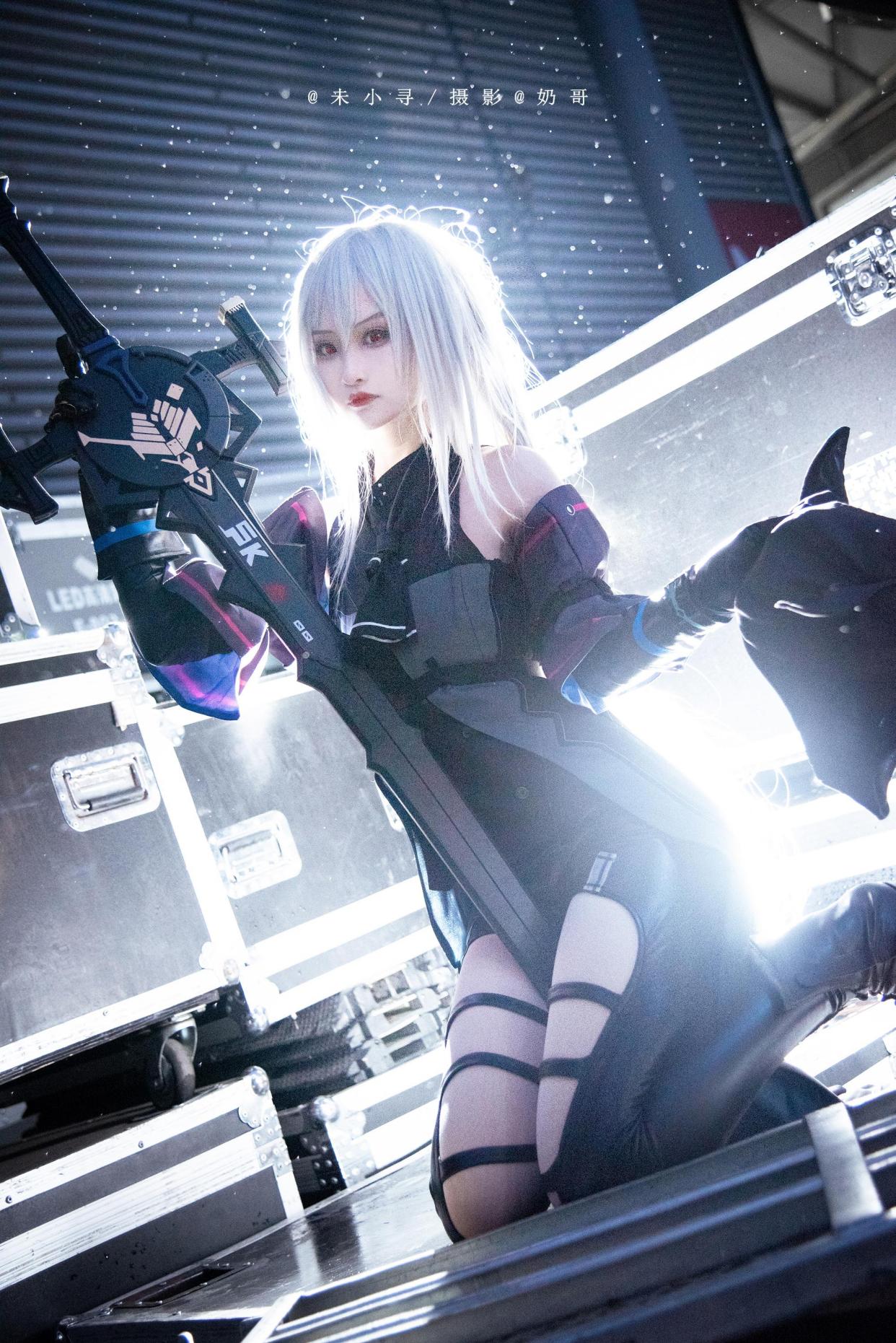 「明日方舟」斯卡蒂cos,太美了吧