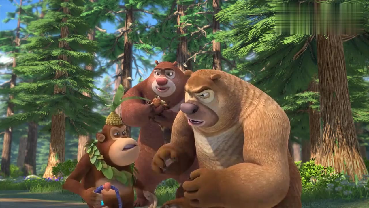 动漫壁纸:洞洞幺身份败露,想要逃跑被熊大抓住