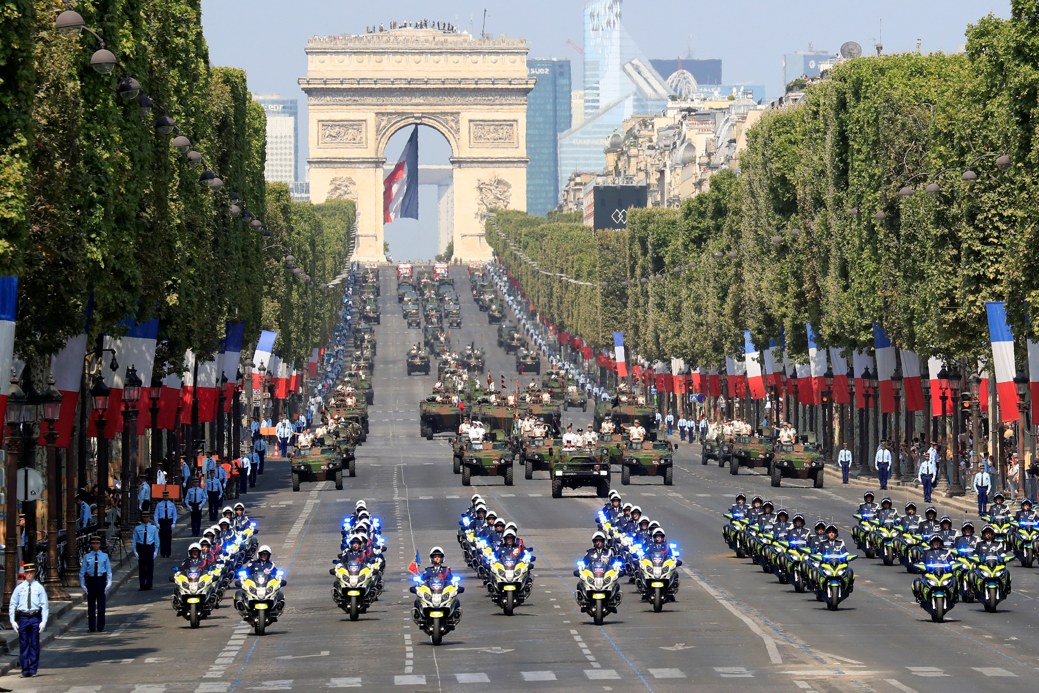 法国阅兵仪式图片