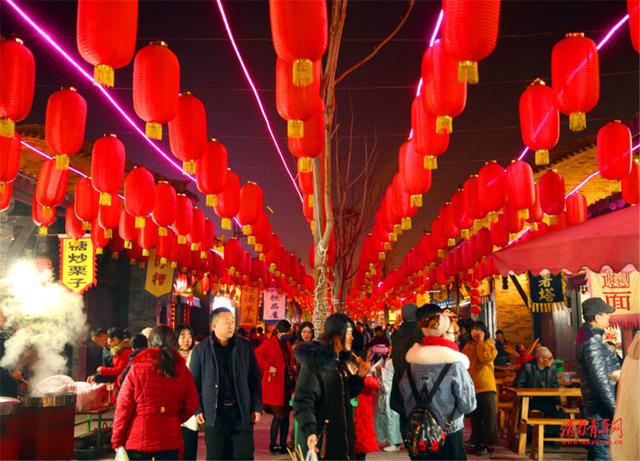 璀璨灯光 激光水舞丨夜游洽川莘国水城宛如不夜城