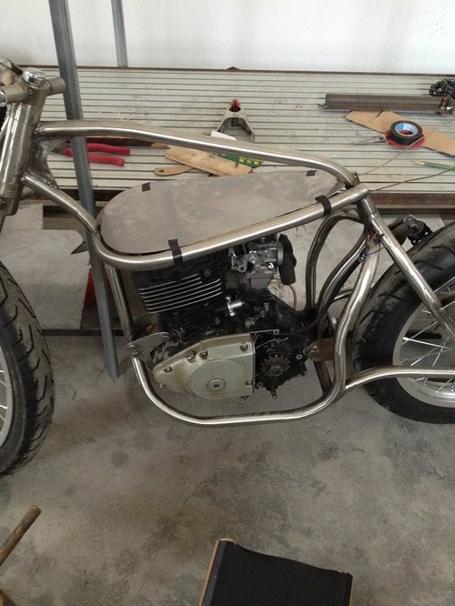 一部复古摩托车改装的点点滴滴