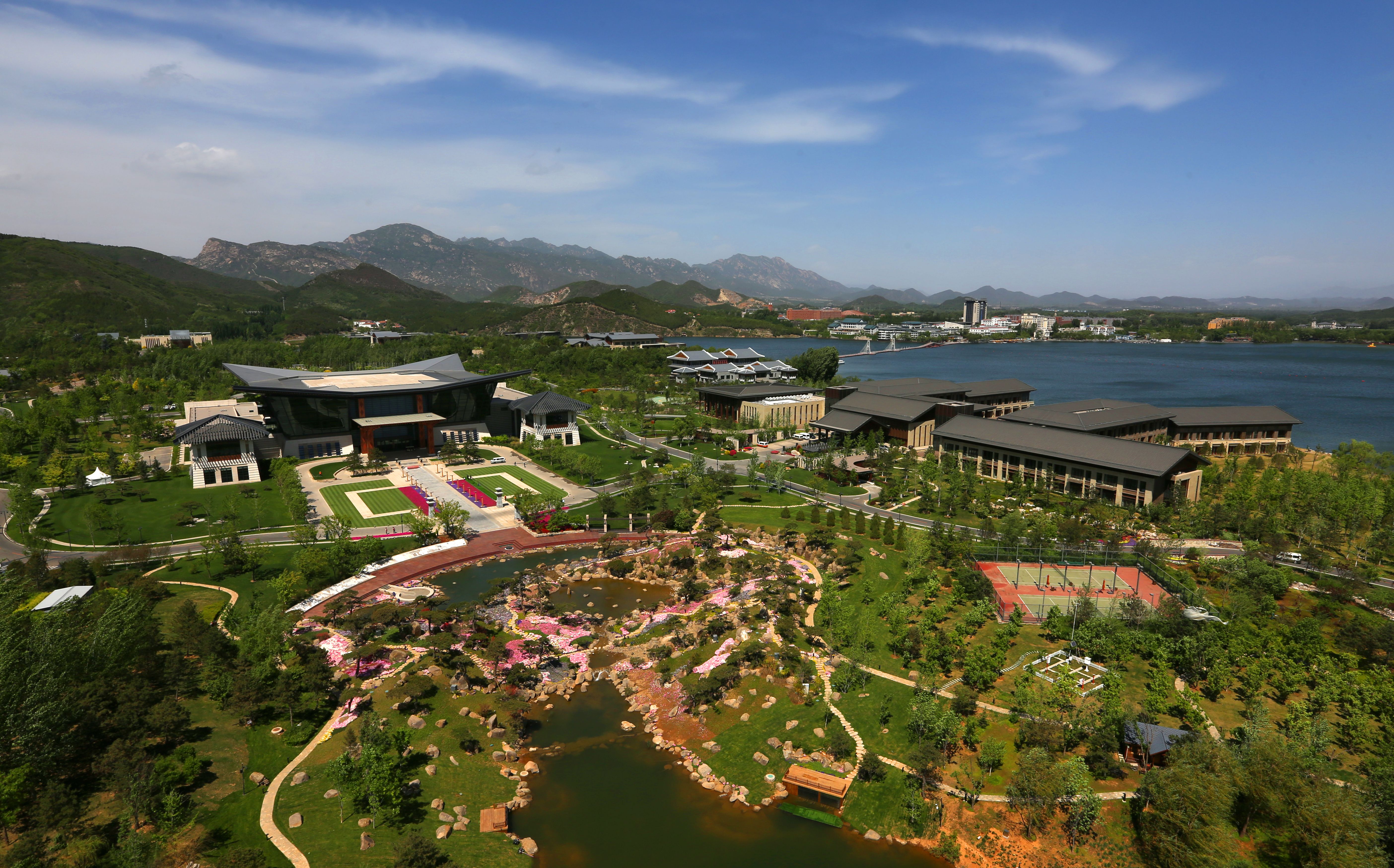 以北宋《千里江山图》为蓝本,北京怀柔这个山庄将成雁栖湖新地标