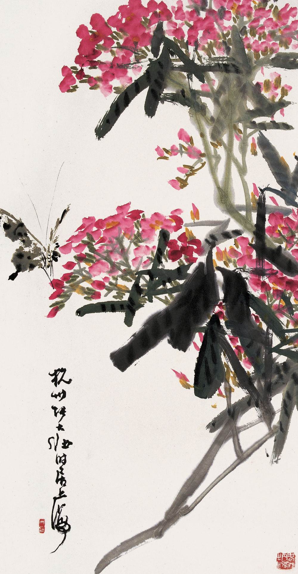 传世经典:笔墨老辣纵放洒逸,张大壮花鸟作品欣赏