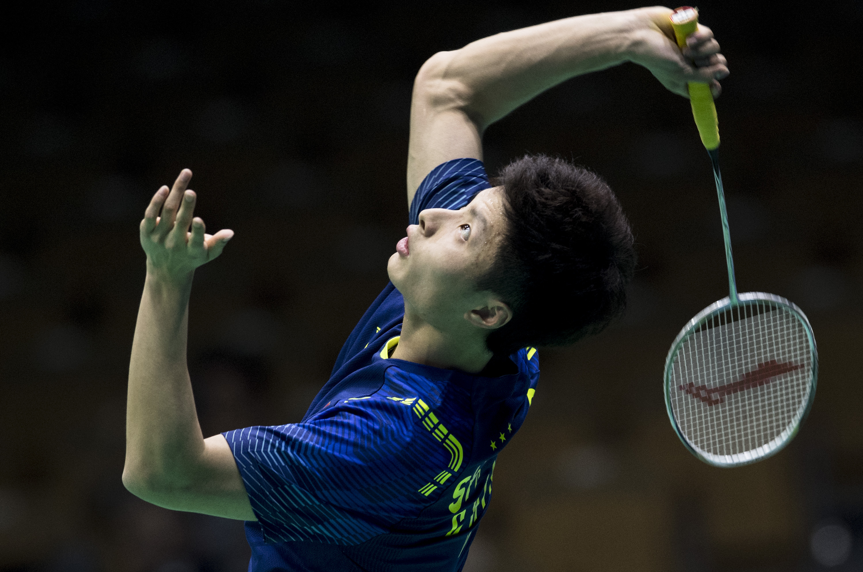 羽毛球——亚锦赛:石宇奇晋级第二轮(2)