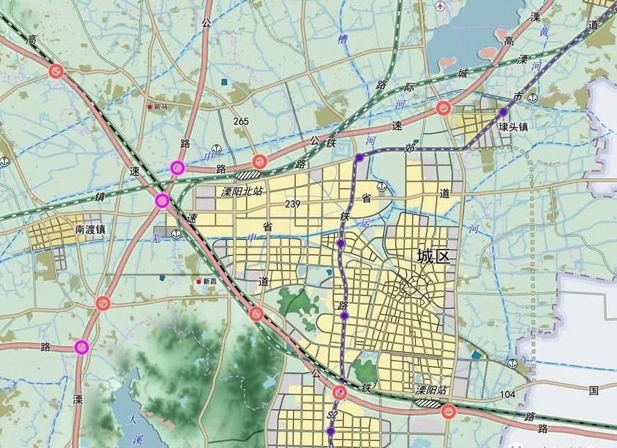 溧阳市城东最新规划图图片