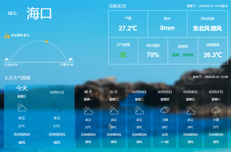 海南海口市30天氣預報_(海南海口市天氣預報15天查詢)