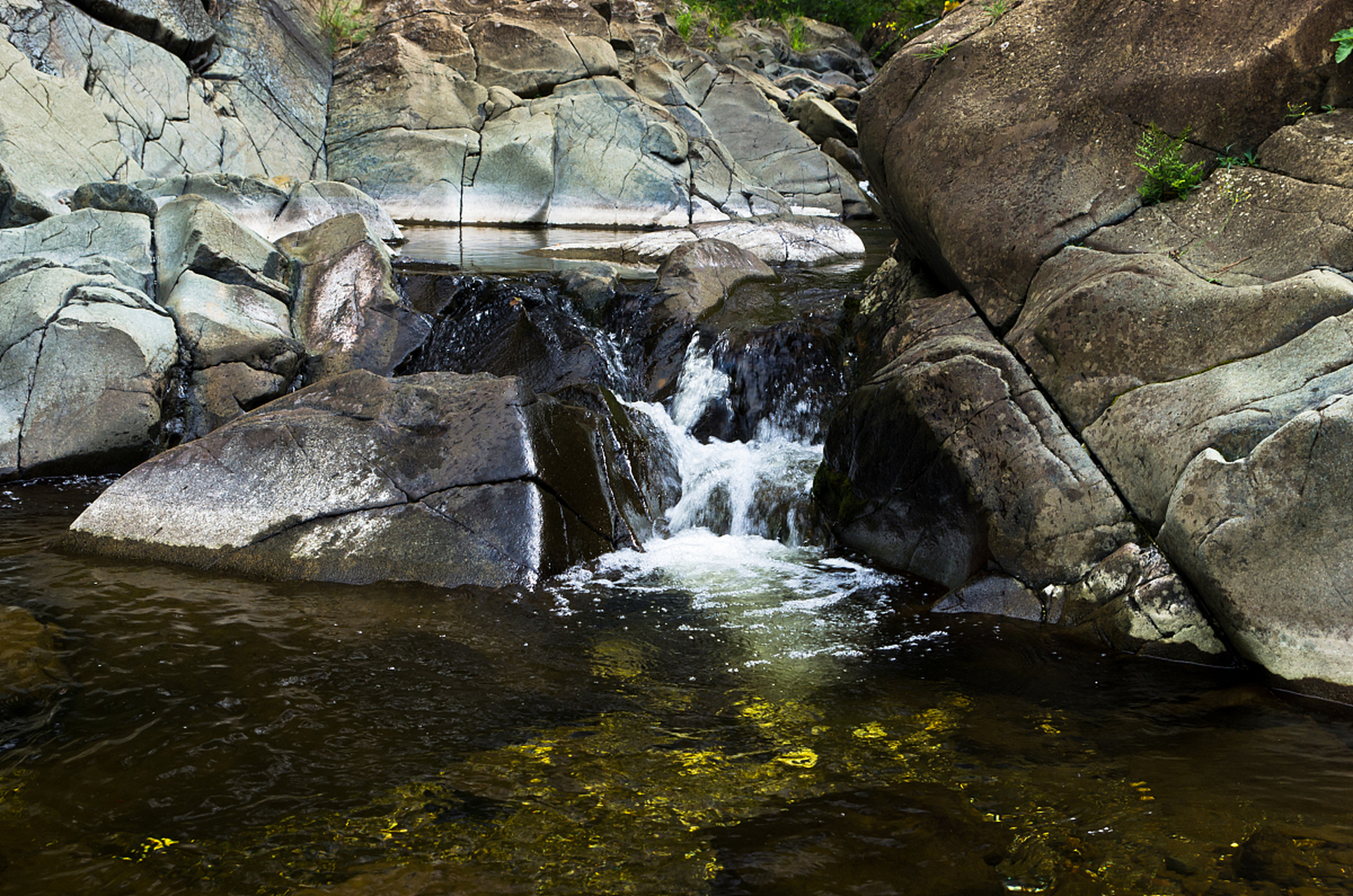 崂山九水游览区的自然景色非常壮观.