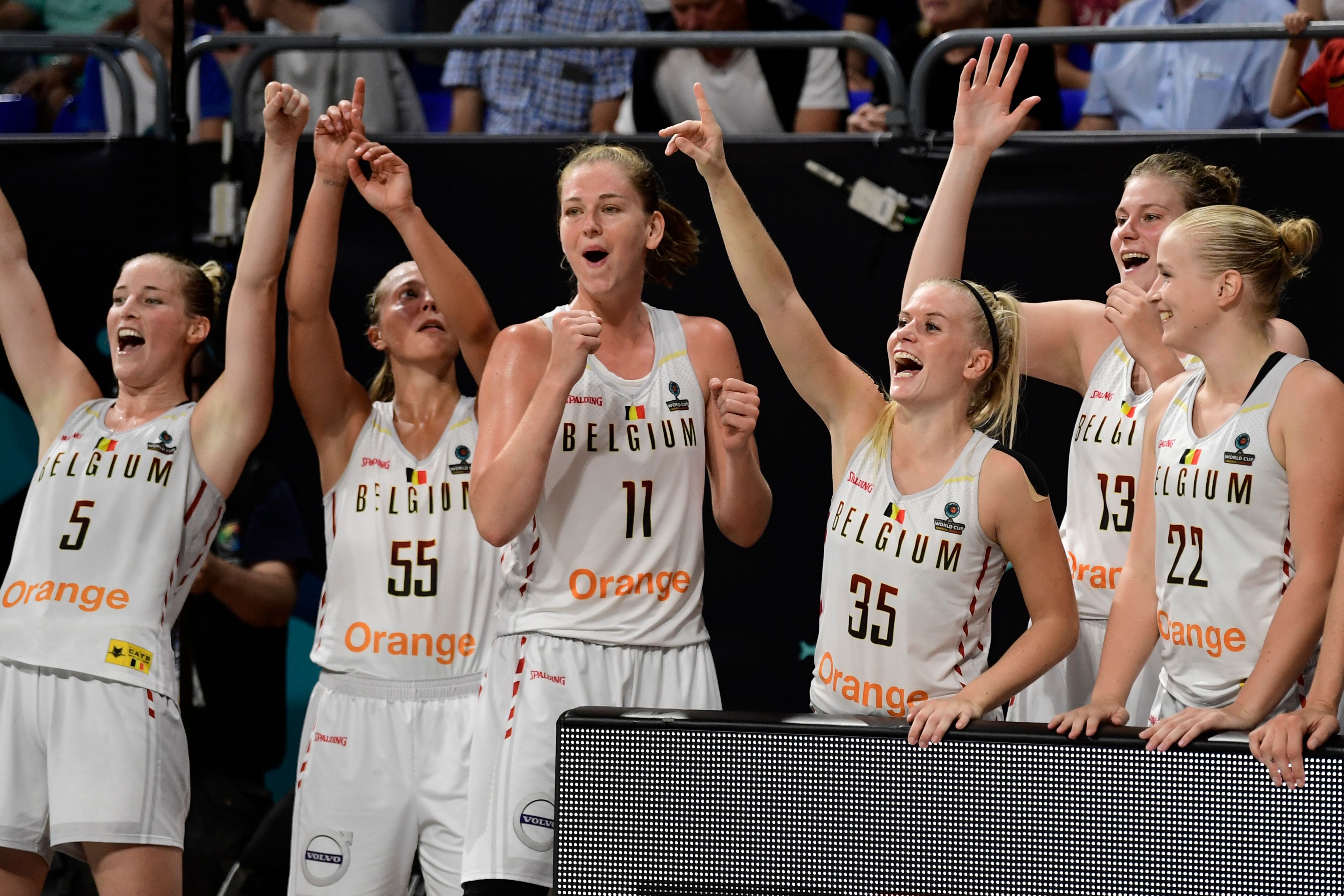 篮球——女篮世界杯:比利时晋级半决赛(2)