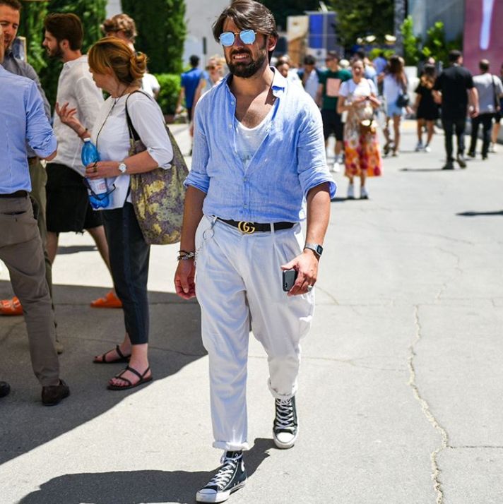 三十多岁的大叔穿匡威帆布鞋合适吗?你得问问余文乐