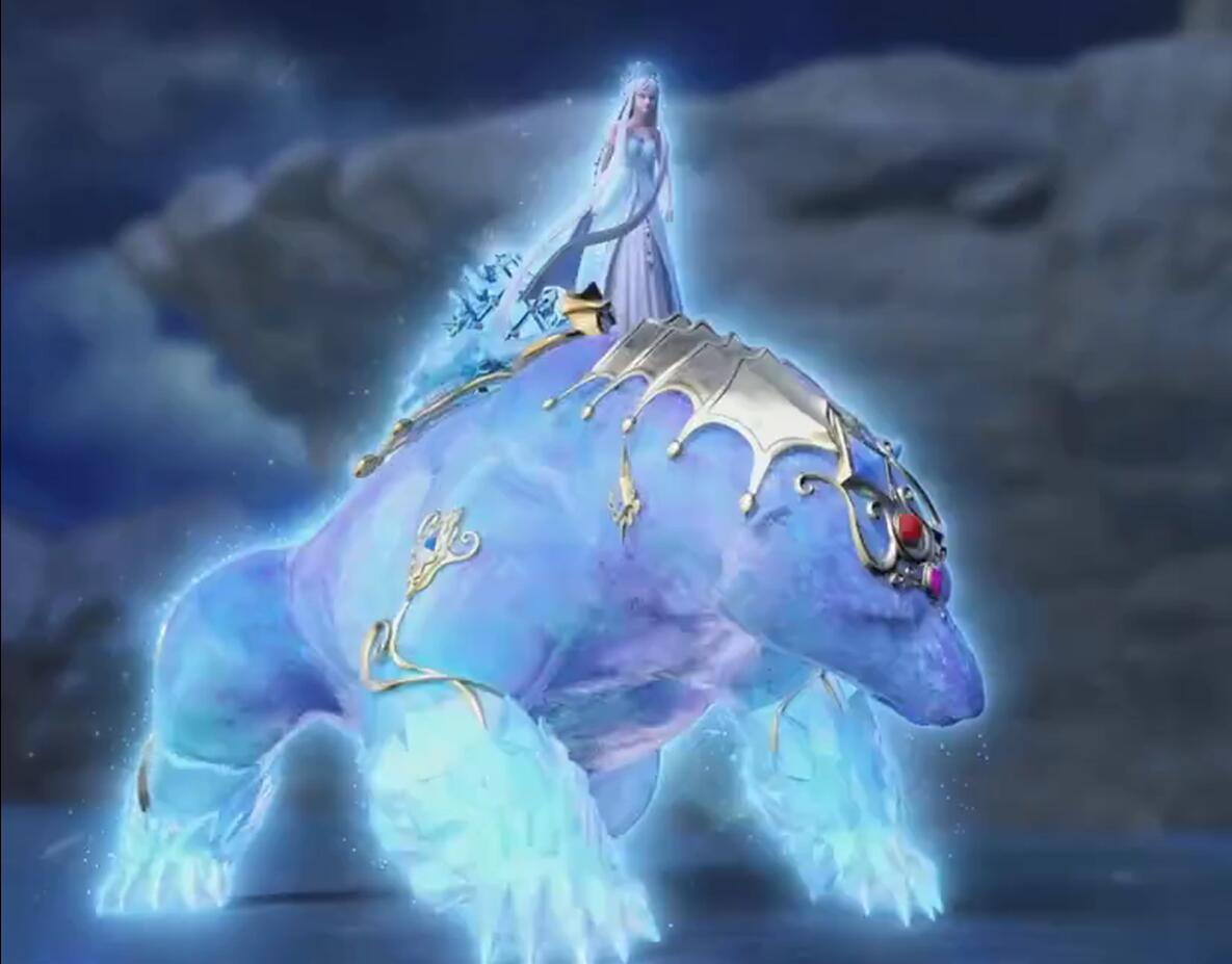 辛灵因为之前就中了曼多拉的法术,本应该变成娃娃,但是她强行用元神