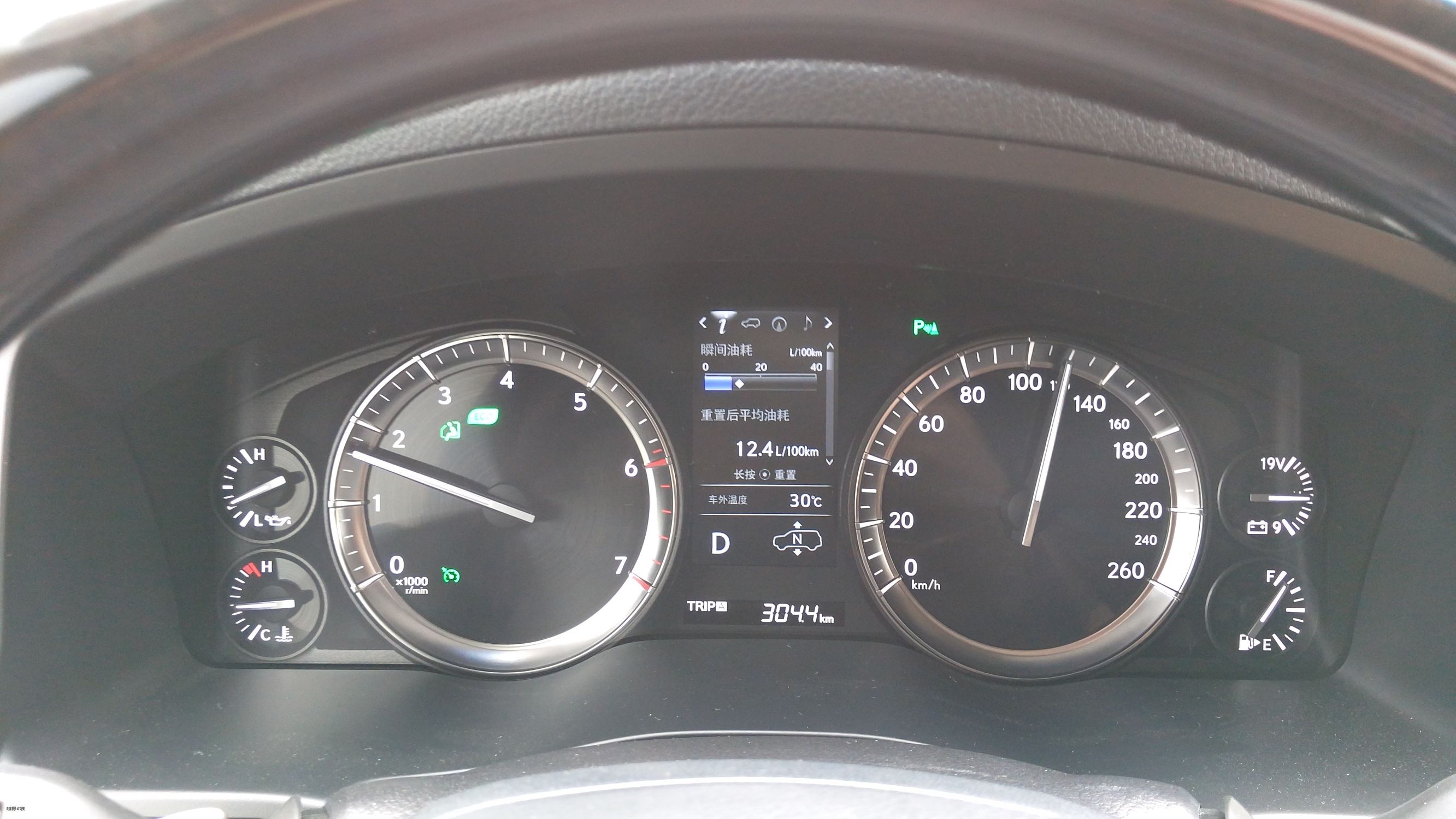 仪表盘上显示车速100,实际车速是多少?