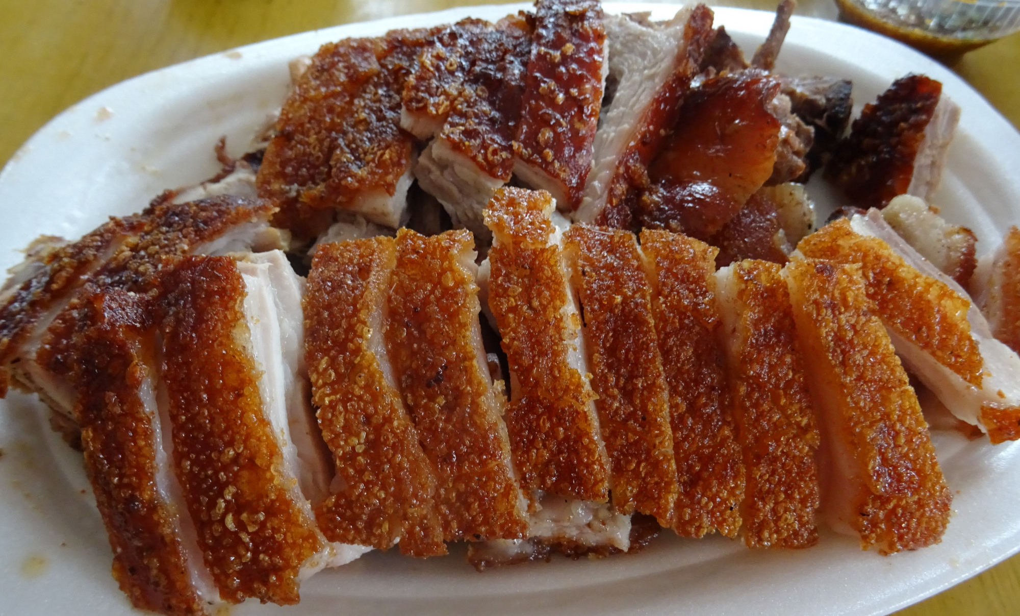 很想吃扶绥的烧猪肉,只能等疫情过后了