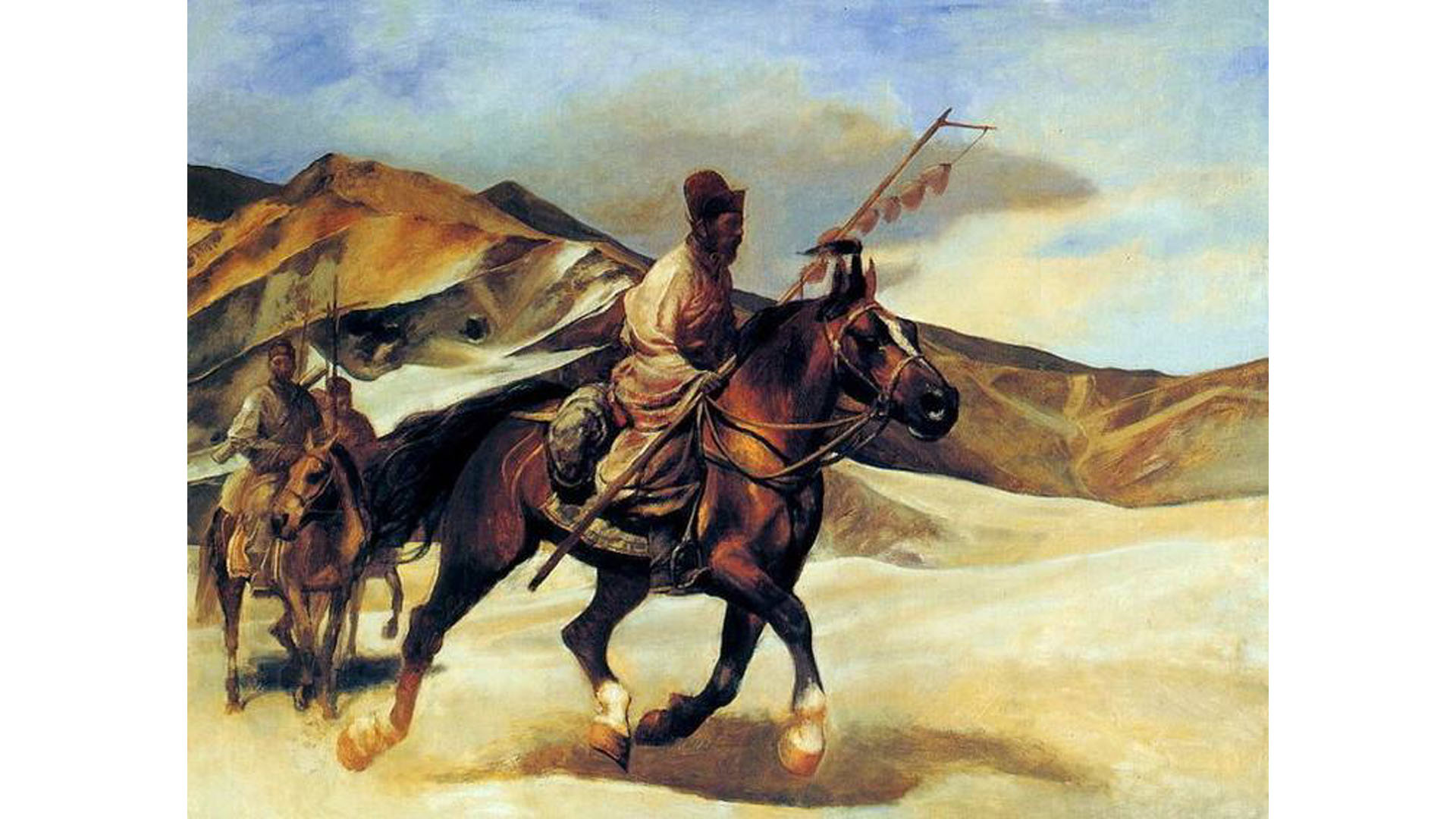 张骞出使西域,被匈奴囚禁十年,逃脱后又东躲西藏了几十年