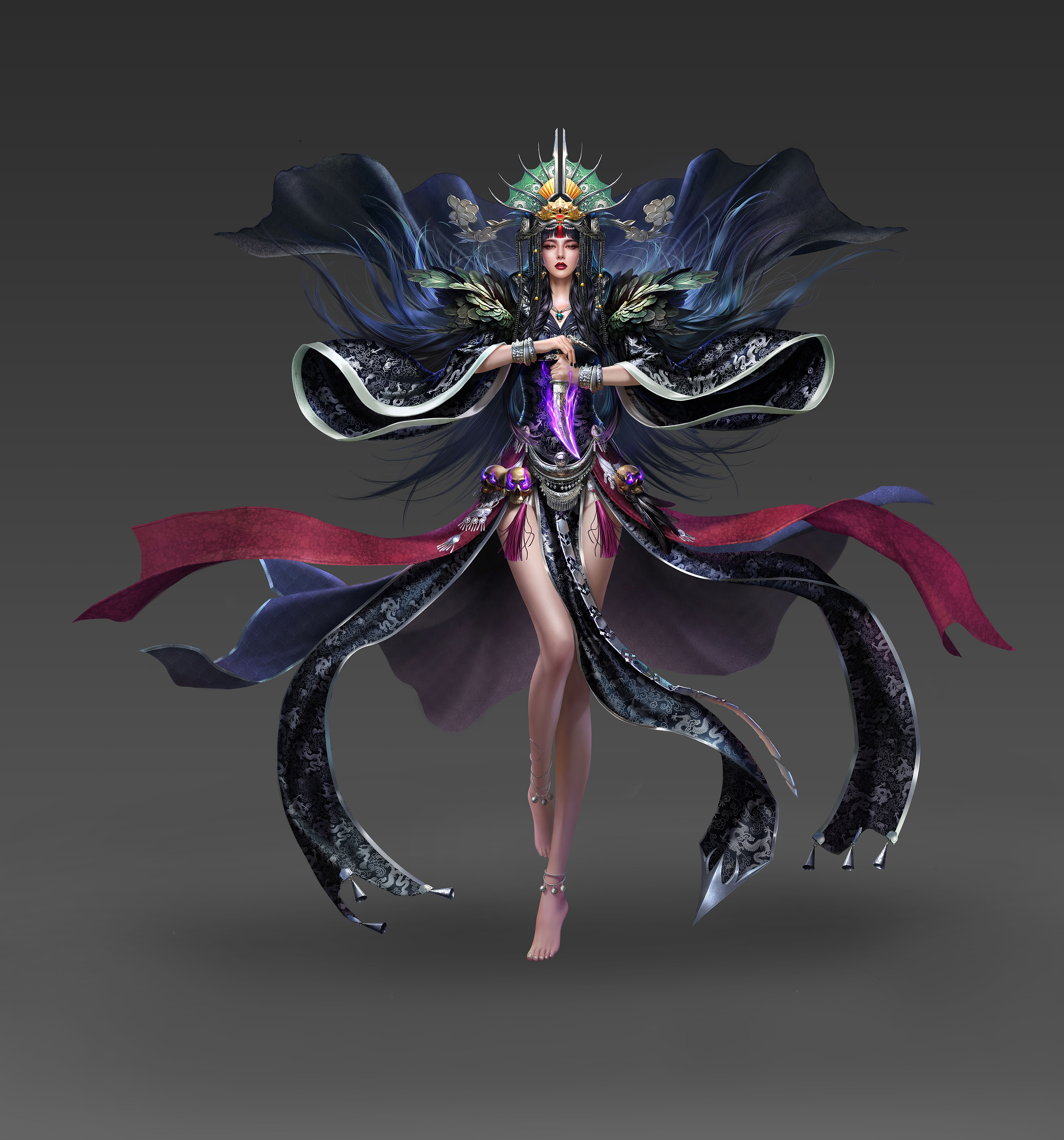 一组制作精美的3d人物插画作品欣赏!写实与华丽风格并存的大作!