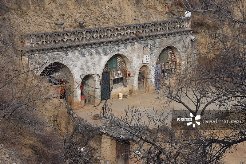 山西吕梁:坪头乡冬日乡村景致醉人