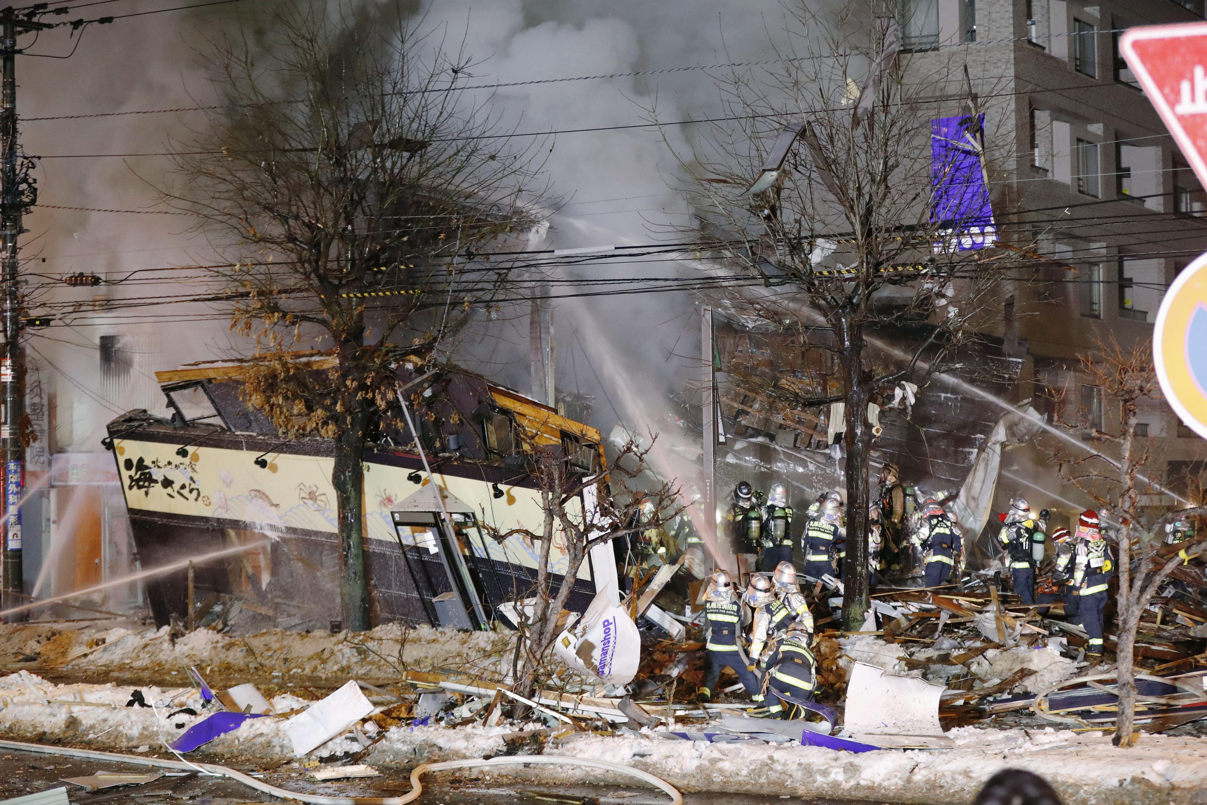 日本札幌一居酒屋发生爆炸至少40人受伤