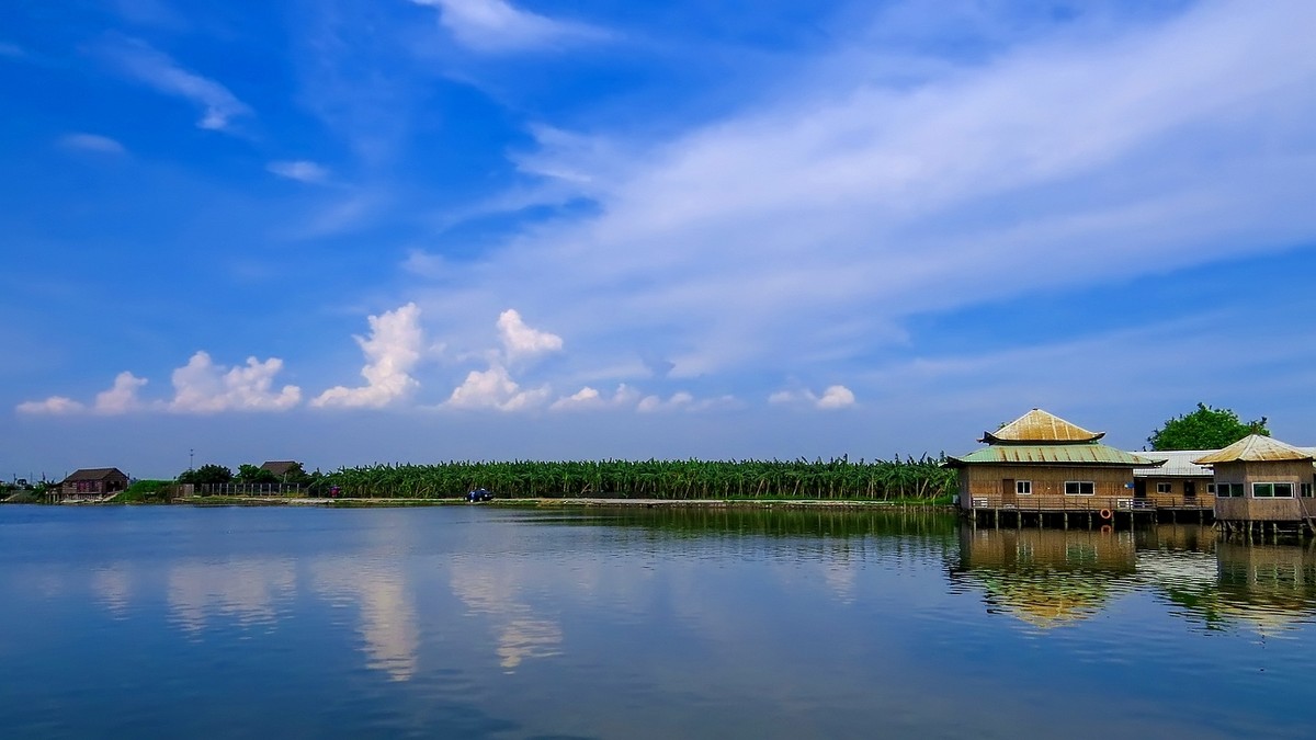 风景写实——番禺海鸥岛水乡