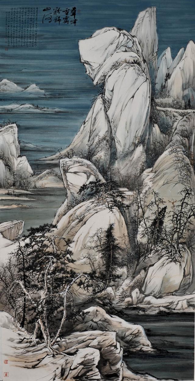 笔墨冷峻 气韵静谧——许介川早期书画作品欣赏