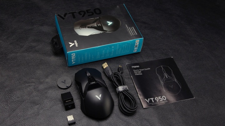 畅享无线竞技 雷柏vt950双模电竞游戏鼠标图赏