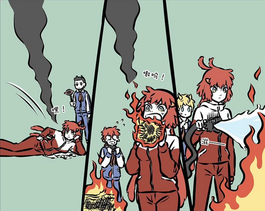 非人哉:玄武兄弟有点惨,竟然被朱雀拿来当灭火器!