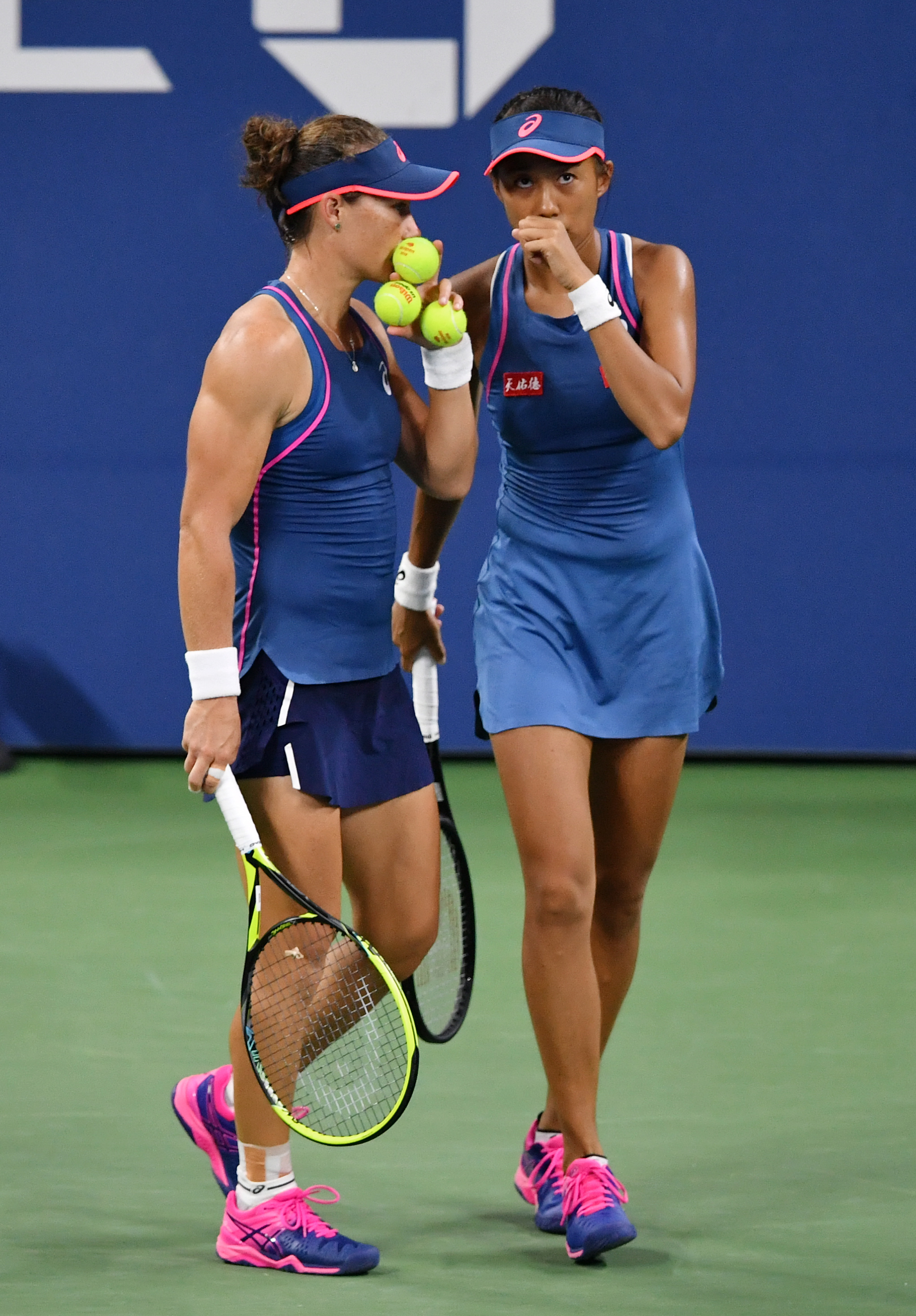 网球——美网:张帅/斯托瑟组合无缘女双决赛(2)