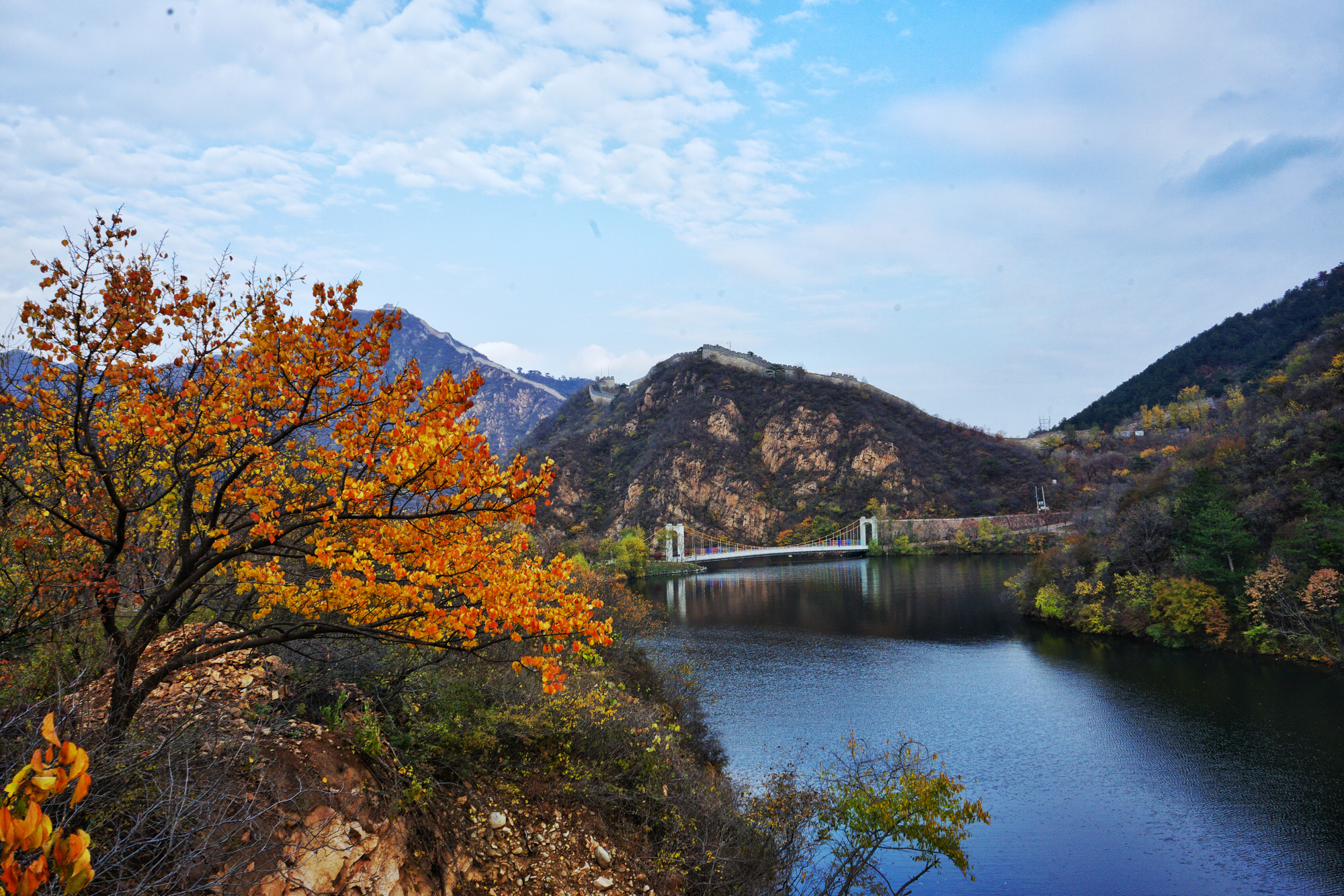 黄花城水长城秋色