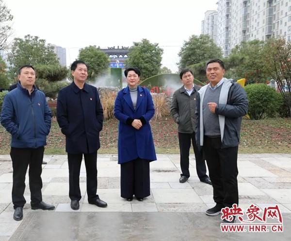 赵建玲到息县调研指导主题教育开展情况和驻村第一书记工作