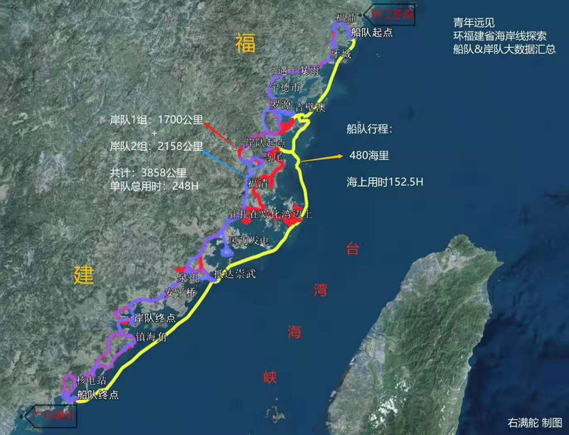 "青年远见"环福建海岸线探索与可持续环境保护研究