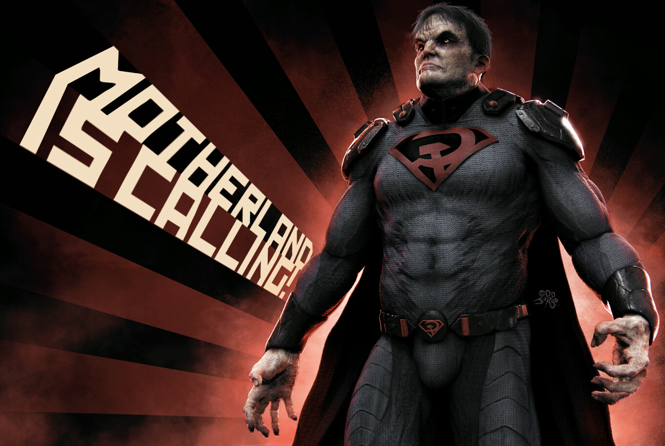 dc英雄超人:红色之子 3d渲染