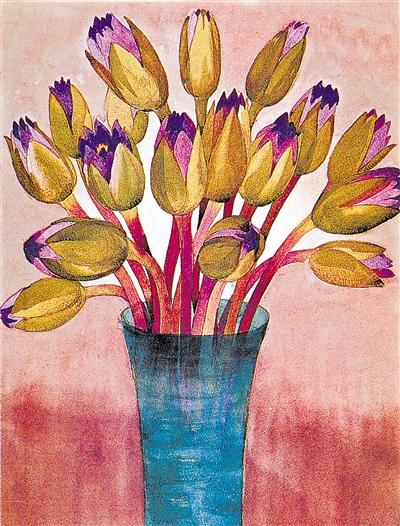 水莲(中国画)常沙娜