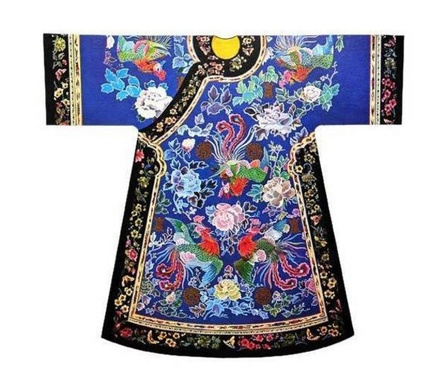 古代女子衣服花纹图片