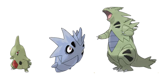 宝贝龙→甲壳龙→暴飞龙