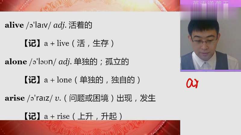 背单词找不到窍门?掌握英语构词法,零基础也能快速背单词!,教育,兴趣学习,好看视频