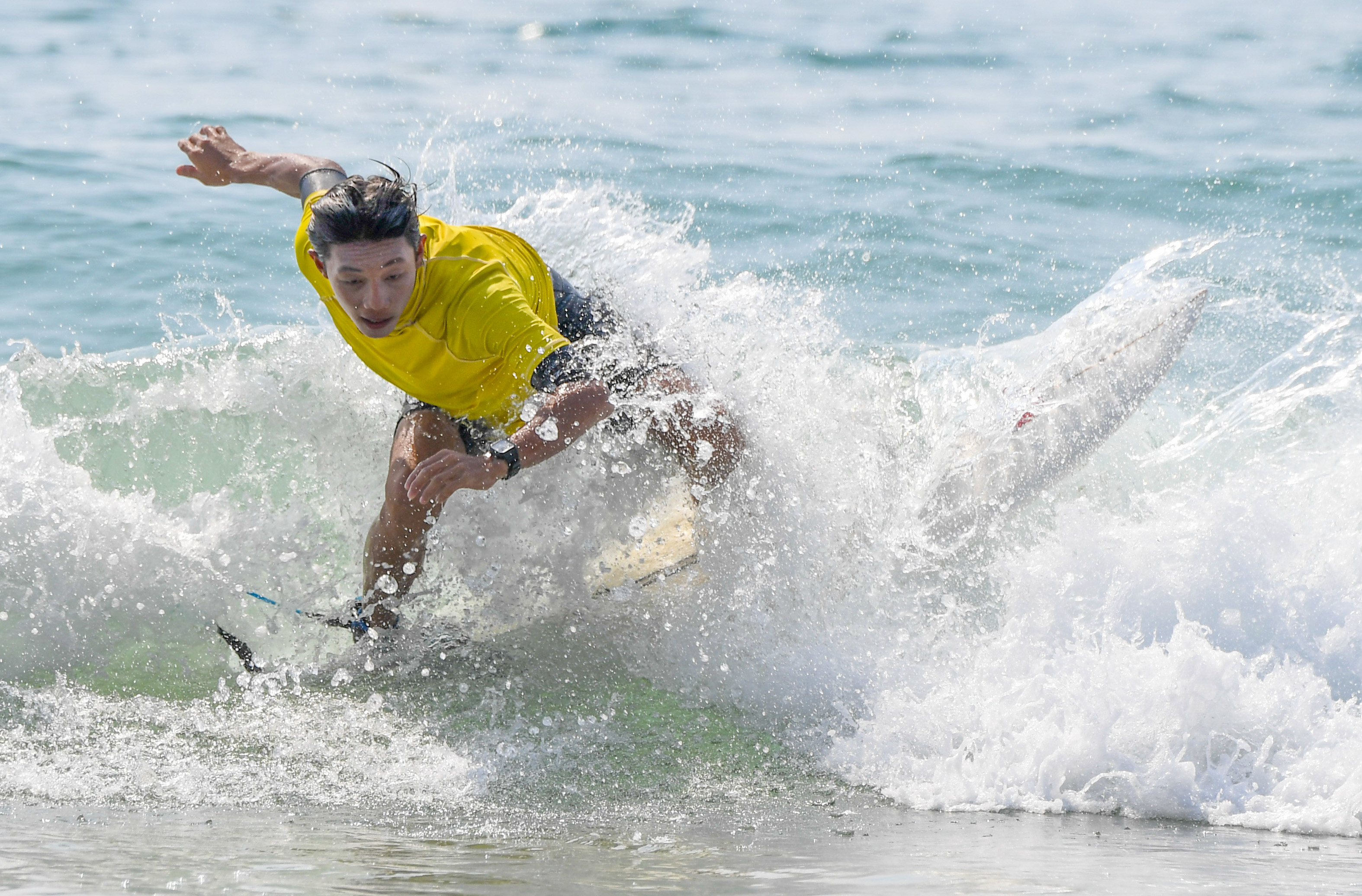 冲浪——二青会冲浪项目比赛结束