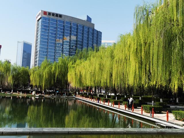 永阳公园,一派清新景象