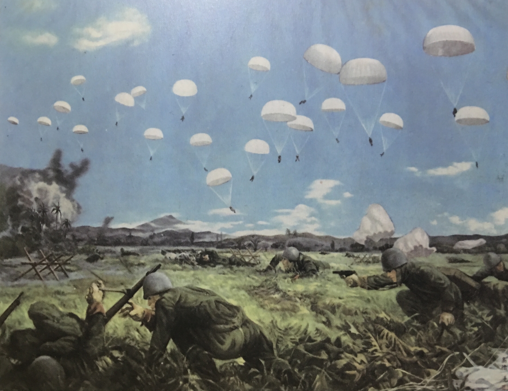 1941年12月22日半夜,日军陆战队进攻威克岛,并于23日上午10点完全占领